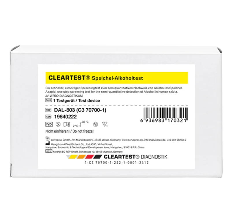 CLEARTEST Speichel-Alkoholtest
