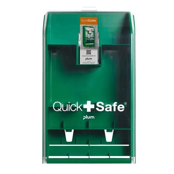 Plum QuickSafe Box leer, Wandstation für Erste-Hilfe-Produkte