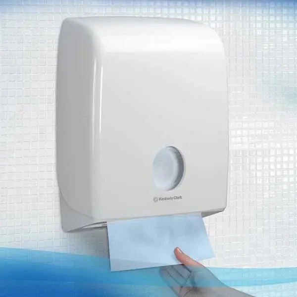 Scott Control Papierhandtücher | 1-lagig blau, interfold | 31,5 x 20 cm