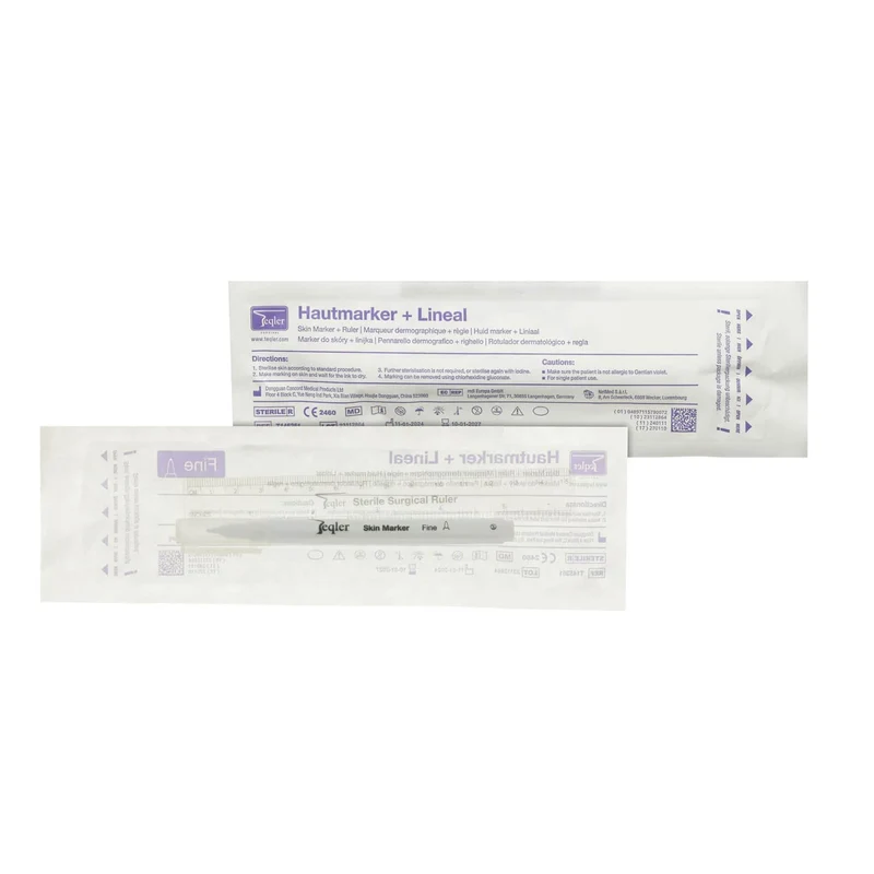 Sterile Hautmarker mit Lineal