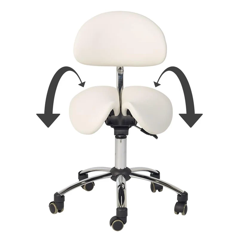 Sattel-Hocker mit Rückenlehne