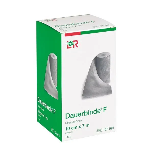 Dauerbinde F, Langzugbinde - einzeln in Faltschachtel