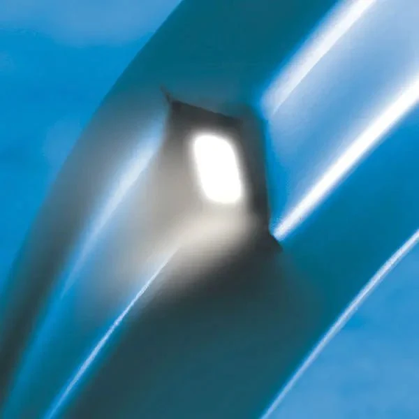 Kaltlichtspatel aus Edelstahl