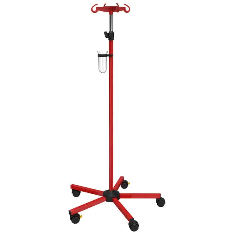 Farbiger Infusionsständer