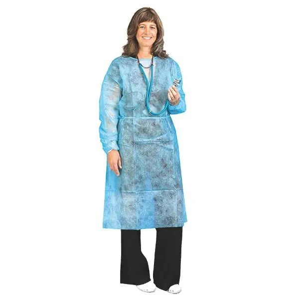 Einmal-Besucherkittel blau