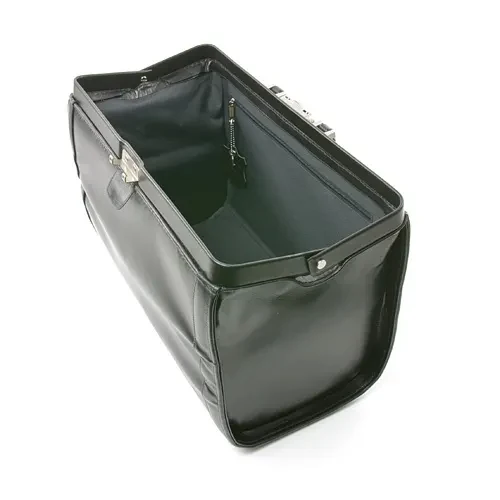 Leder Arzttasche Bradford von M.Wright & Sons - schwarz
