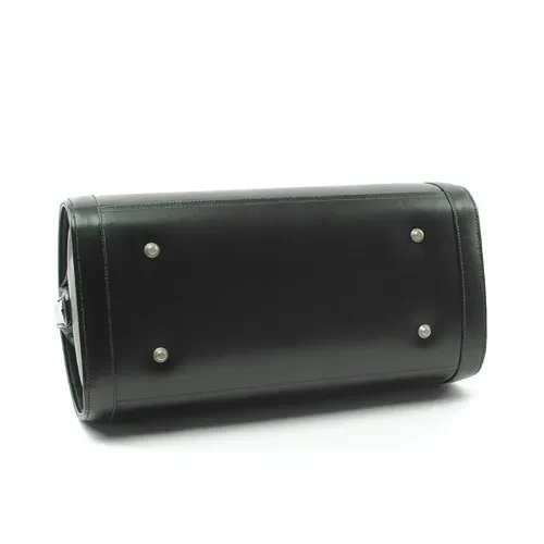 Leder Arzttasche Bradford von M.Wright & Sons - schwarz