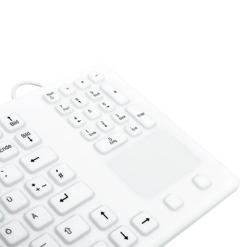Silikon-Tastatur mit Touch-Pad