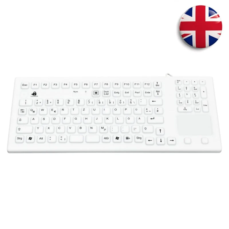 Silikon-Tastatur mit Touch-Pad