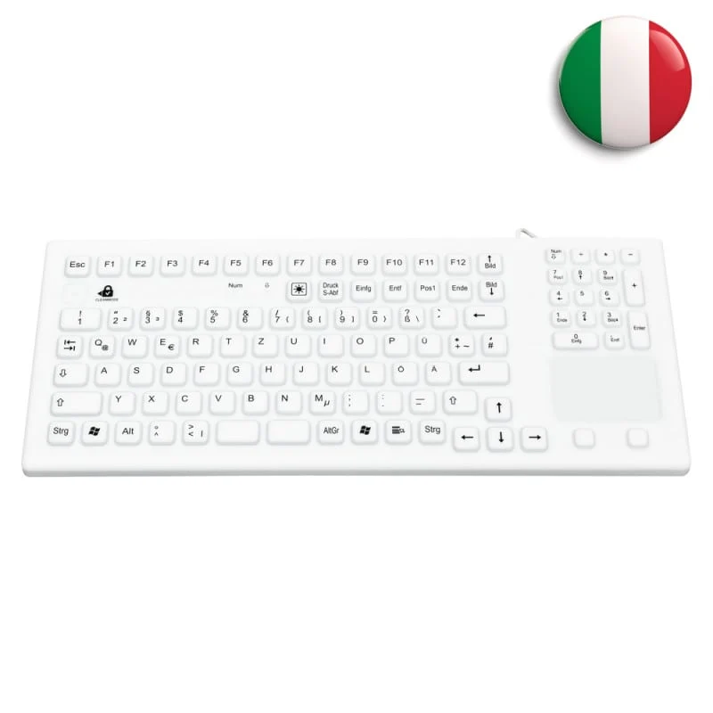 Silikon-Tastatur mit Touch-Pad