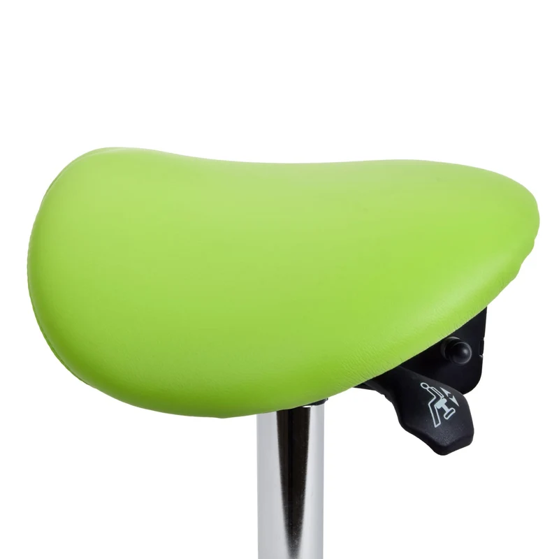Teqler Drehhocker mit kippbarem Sattelsitz