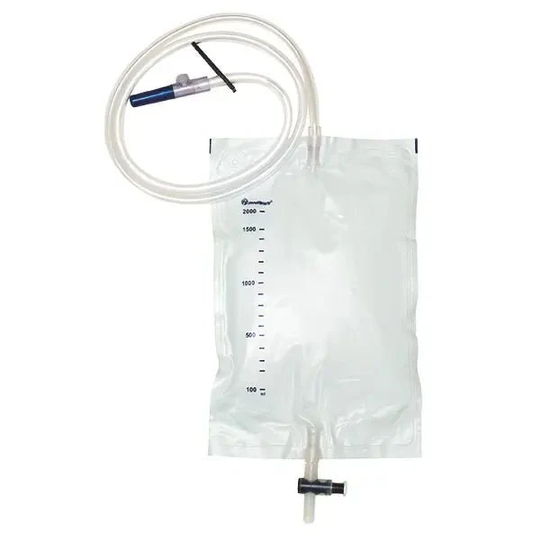 Urinbeutel 2 Liter steril, mit Punktionskammer