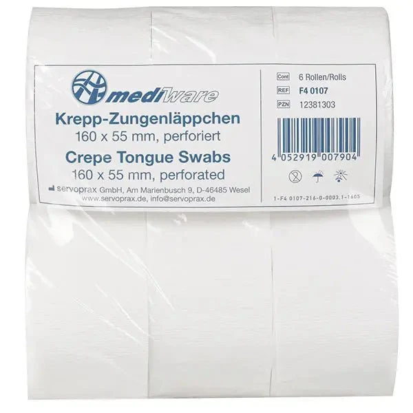 Krepp Zungenläppchen