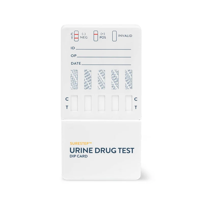 SureStep™ Urine Drug Test Dip Card (10) + SVT