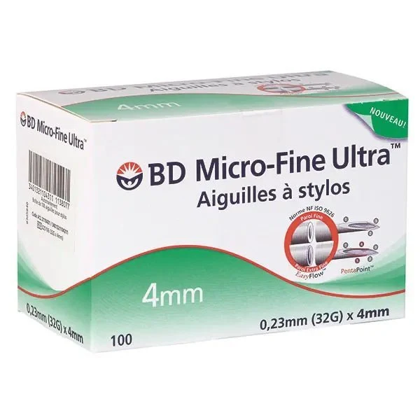 BD Micro-Fine Ultra Pen-Nadeln 4mm | 32 G | Ø 0,23 mm