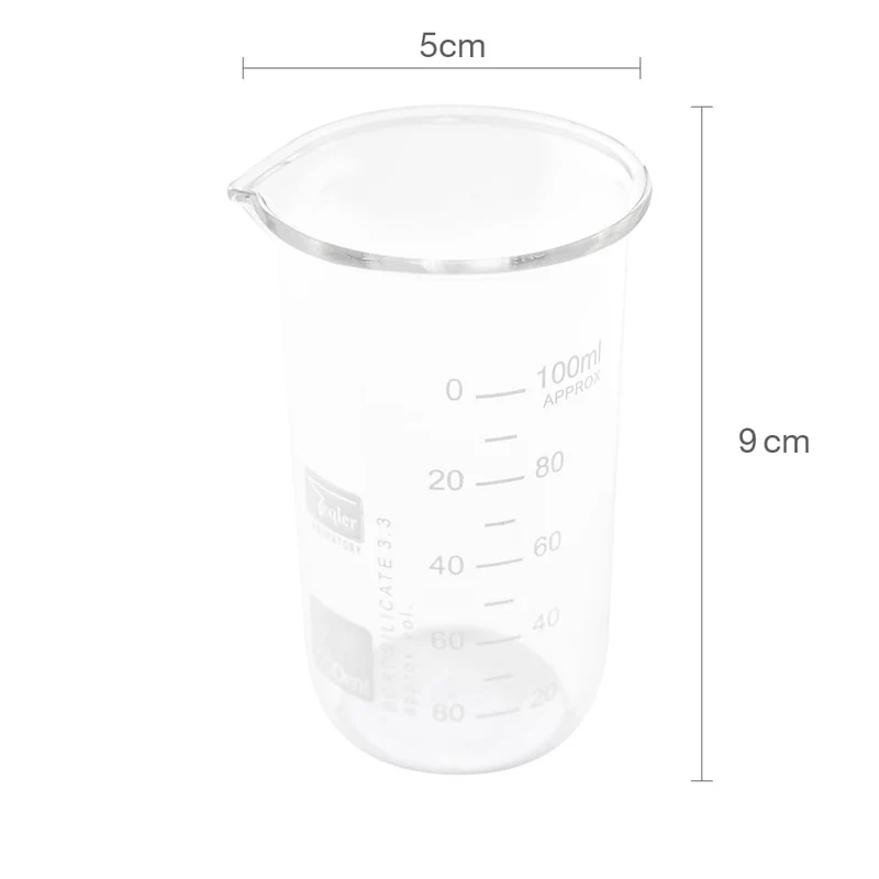 Teqler Becherglas hohe Form