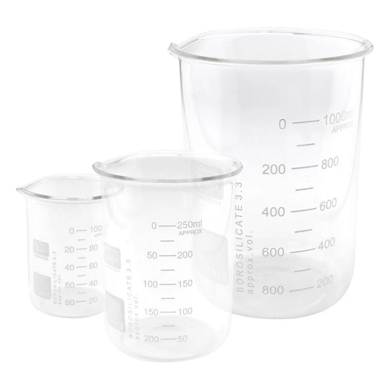 Teqler Becherglas niedrige Form