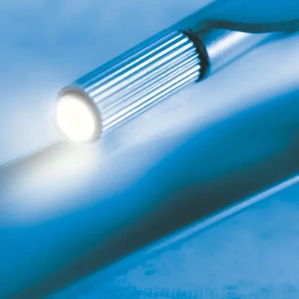 Warmlichtspatel aus Edelstahl - Warmlicht