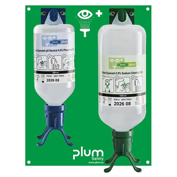 Augen-Notfallstation DUO mit NaCl und pH Neutral