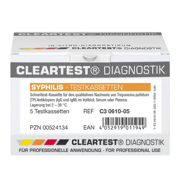 CLEARTEST Syphilis Schnelltest – Antikörper Nachweis