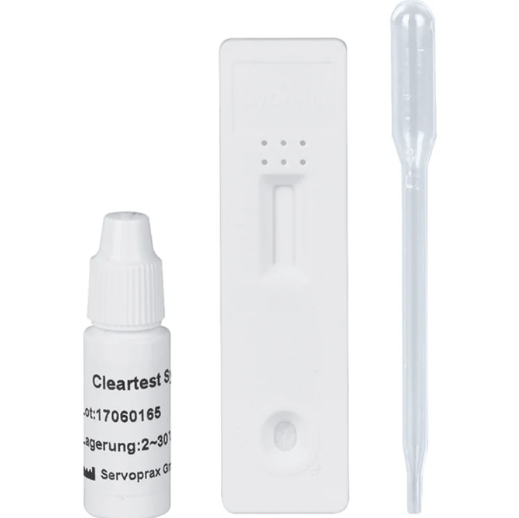 CLEARTEST Syphilis Schnelltest – Antikörper Nachweis