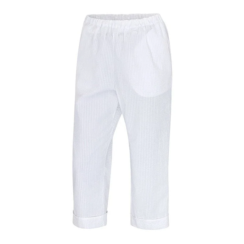Seersucker Hose für Damen