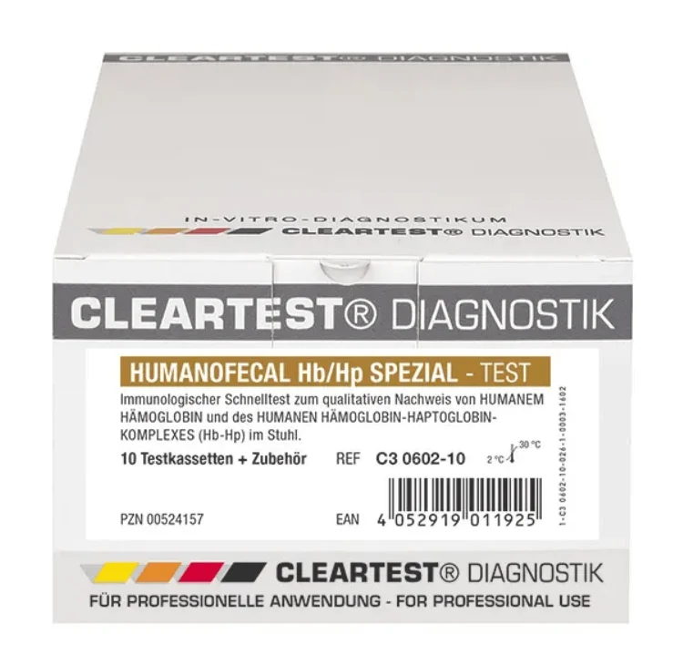 Cleartest Humanofecal Hb/Hp Spezial