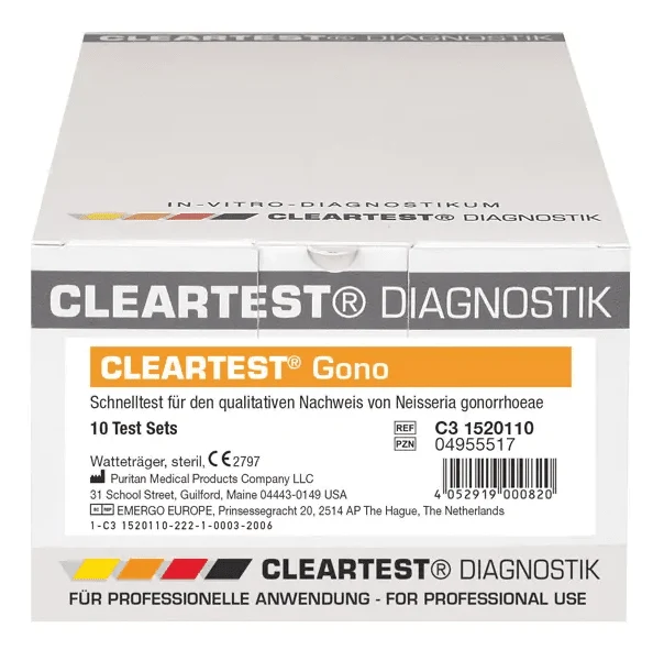 Cleartest Gono – Gonorrhoe Selbsttest Antigen