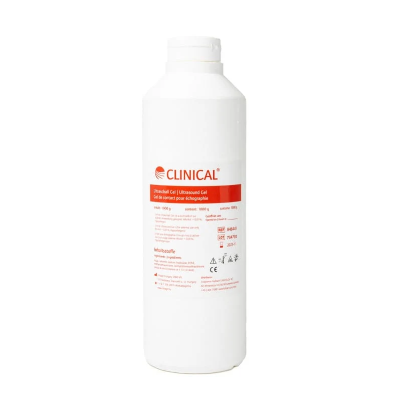 Farbloses Ultraschallgel Clinical