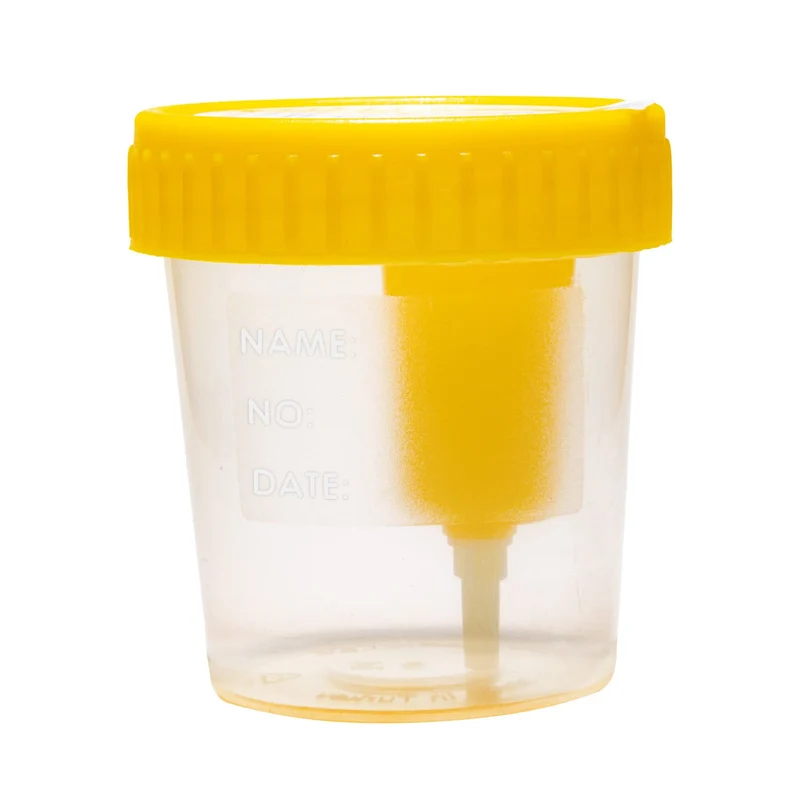 Urinbecher mit Transfereinheit