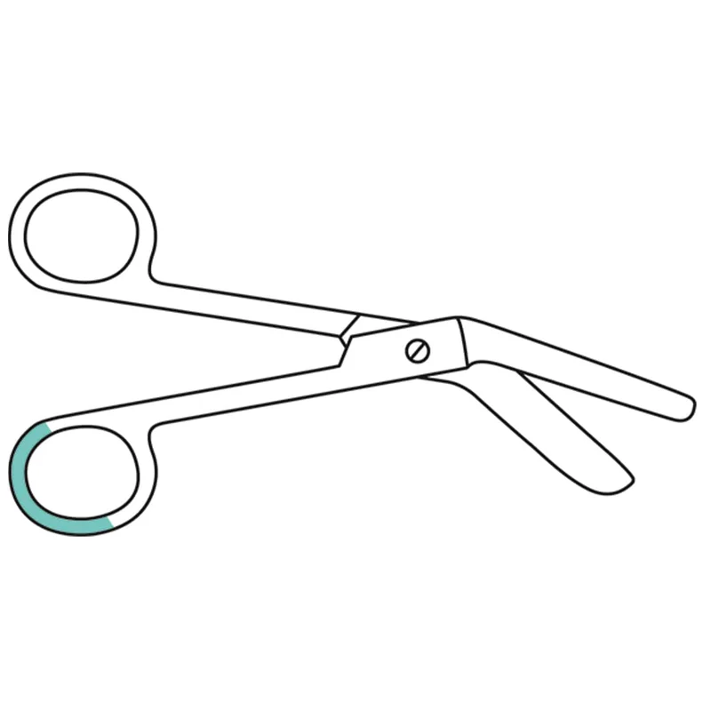 Episiotomie-Schere nach Braun-Stadler, 14,5 cm