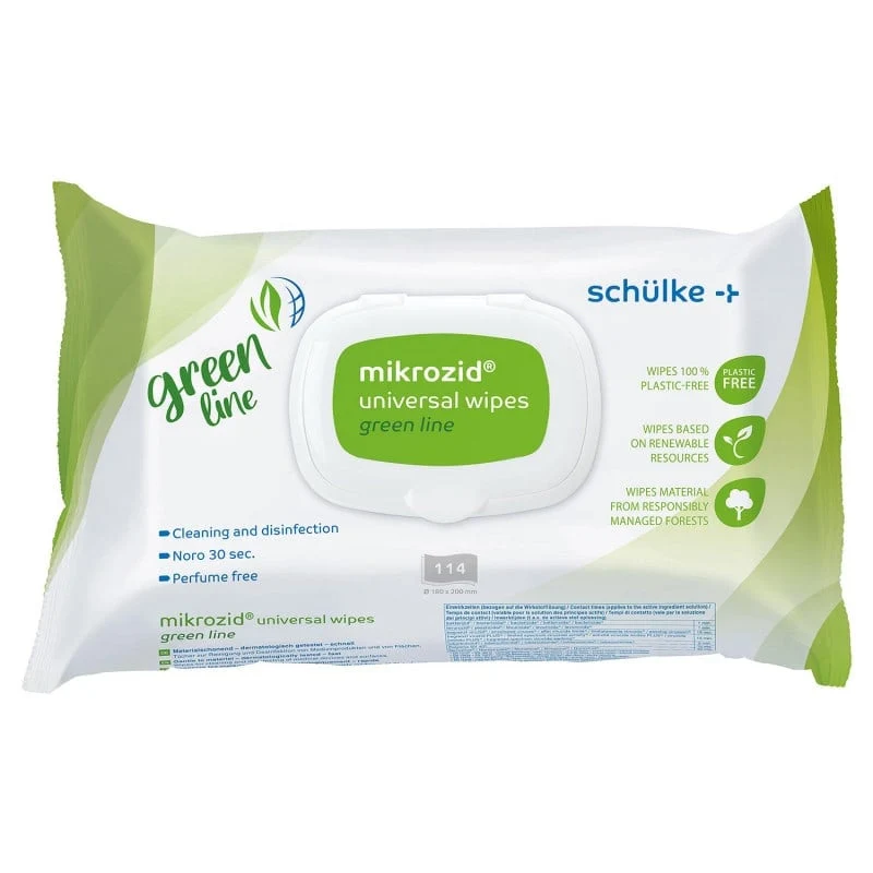 mikrozid® universal wipes Desinfektionstücher green line