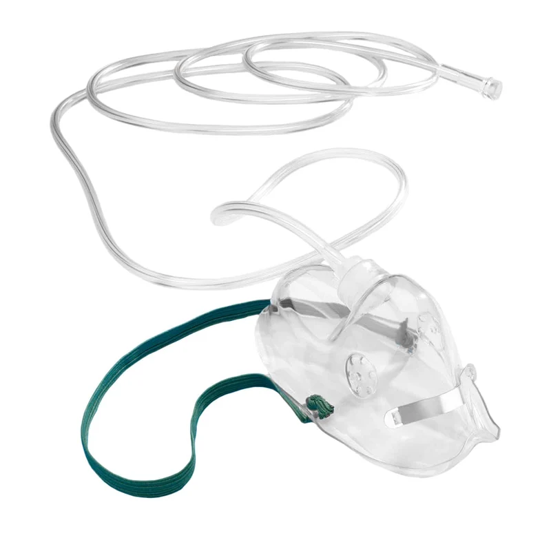 Sauerstoffmaske, Schlauchlänge 210 cm für Erwachsene