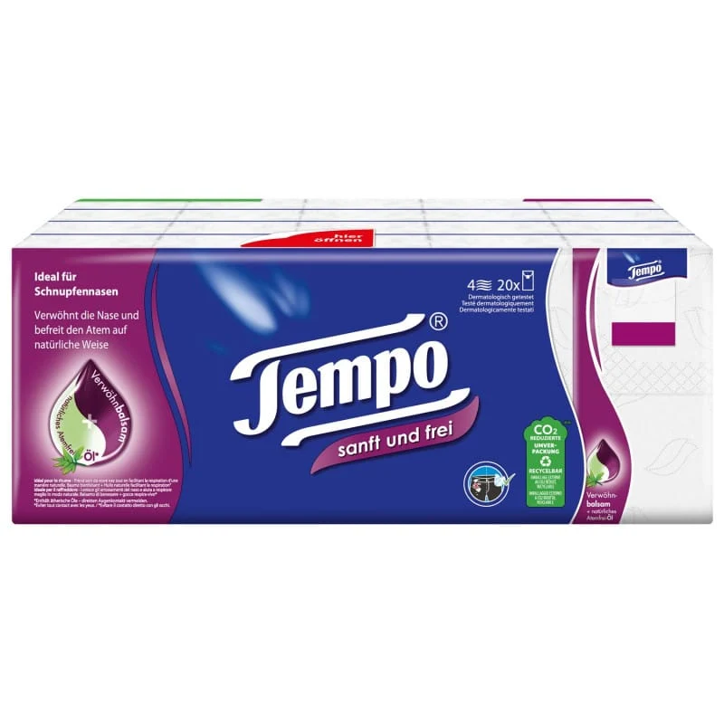 TEMPO Sanft & Frei Taschentücher