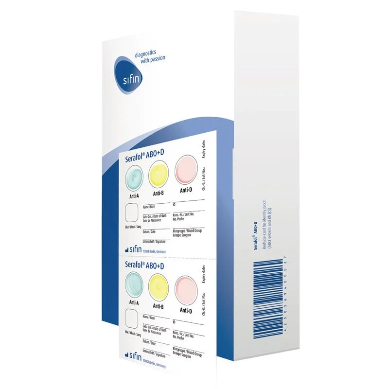Serafol AB0+D Bedside-Test