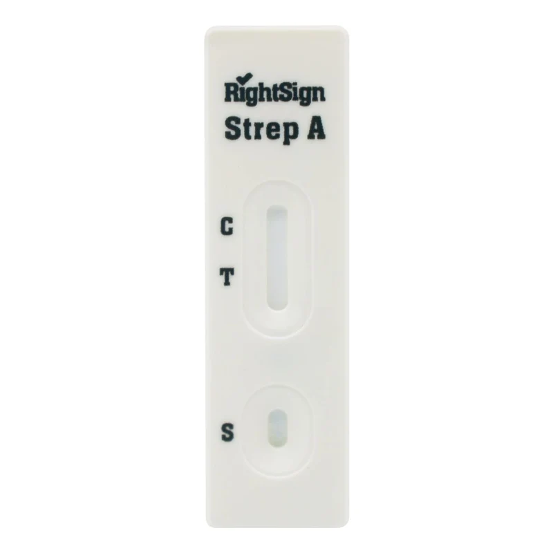 Right Sign Streptokokken-Test