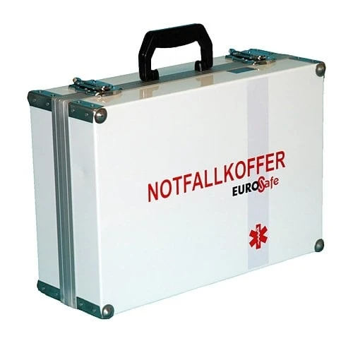 Notfallkoffer mit 2 Liter Sauerstoffflasche