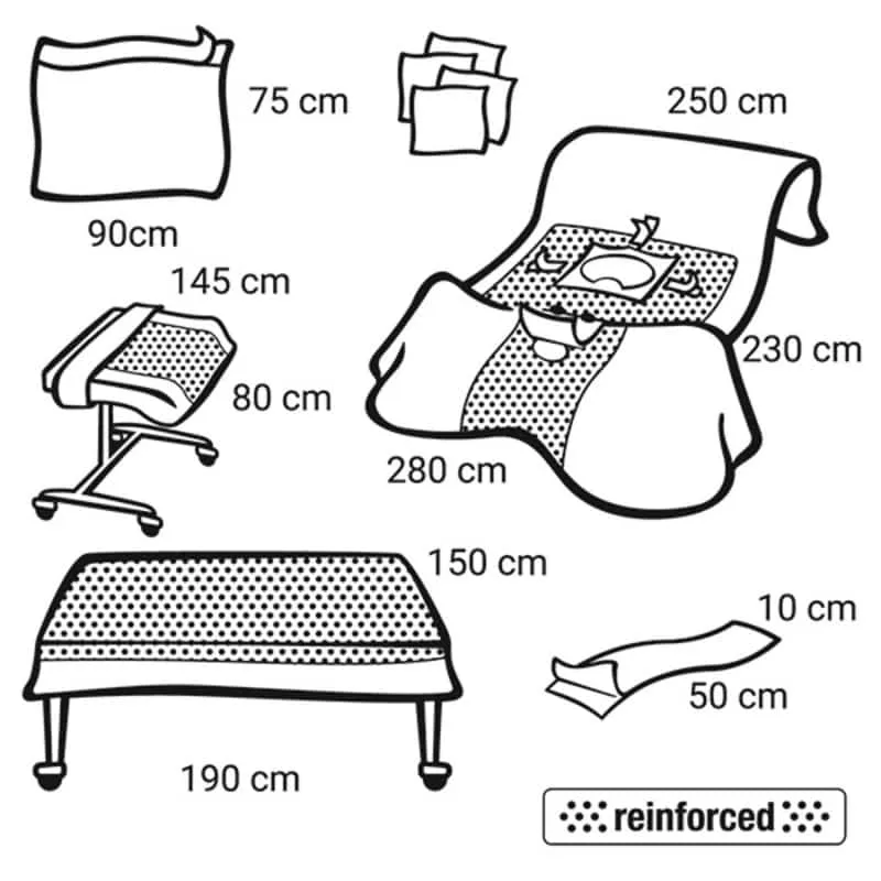 Foliodrape® Gynäkologie-Abdominal Set