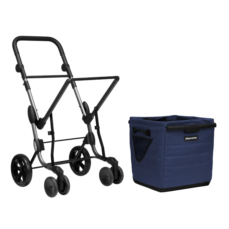 We Go Premium Einkaufswagen - Blau