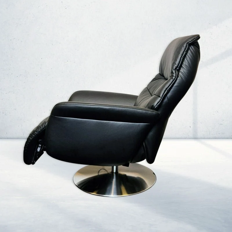 Himolla 7058 Ruhesessel - Schwarzes Leder