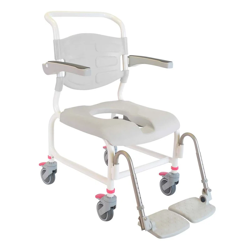 Leichter Toiletten- und Duschstuhl mit Rollen (Nielsen Line)