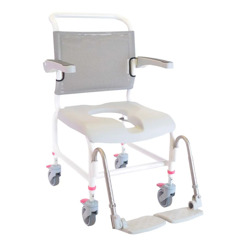 Leichter Toiletten- und Duschstuhl mit Rollen (Nielsen Line)