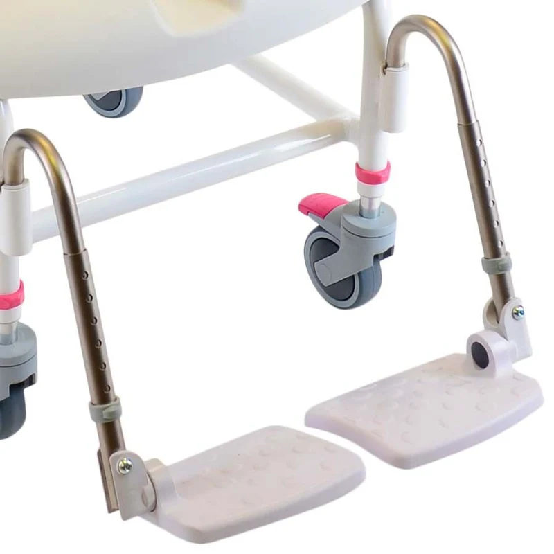 Leichter Toiletten- und Duschstuhl mit Rollen (Nielsen Line)