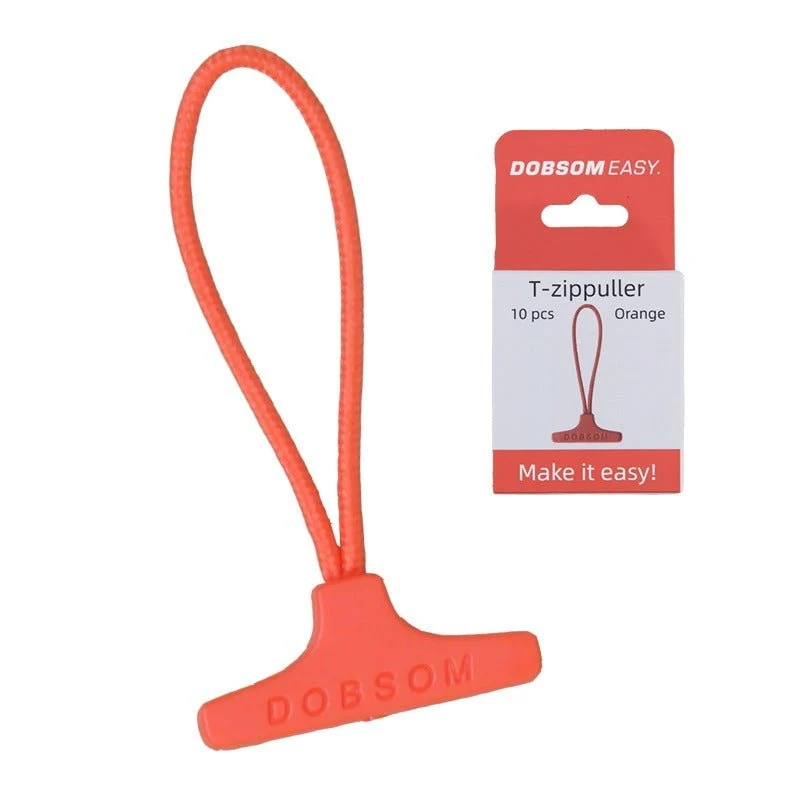T-zip Zipperhilfe, orange – 10 Stück