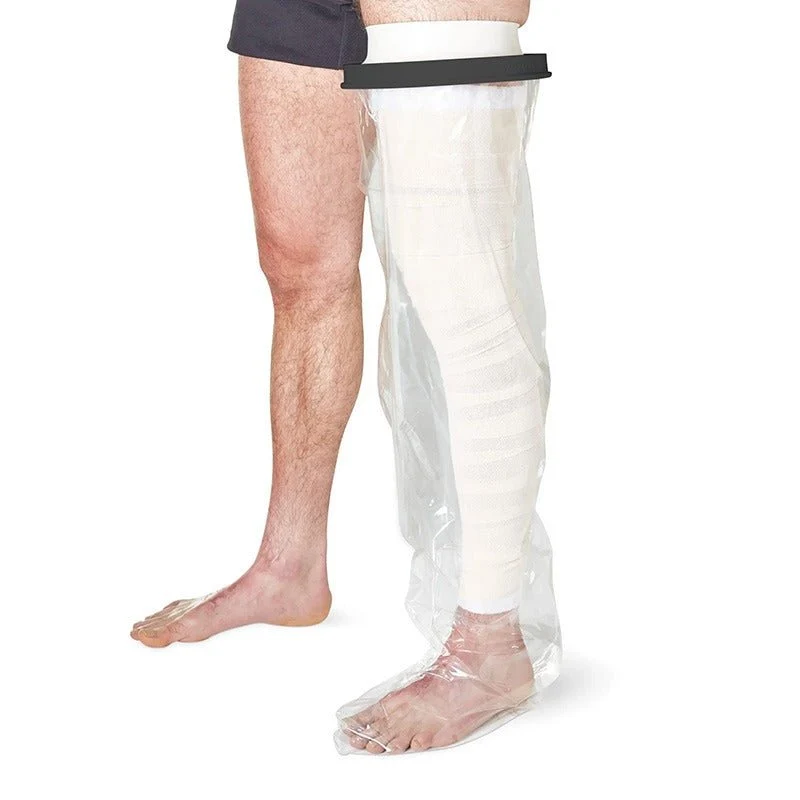 Badeüberzug für Verband/Gips - Ganzes Bein