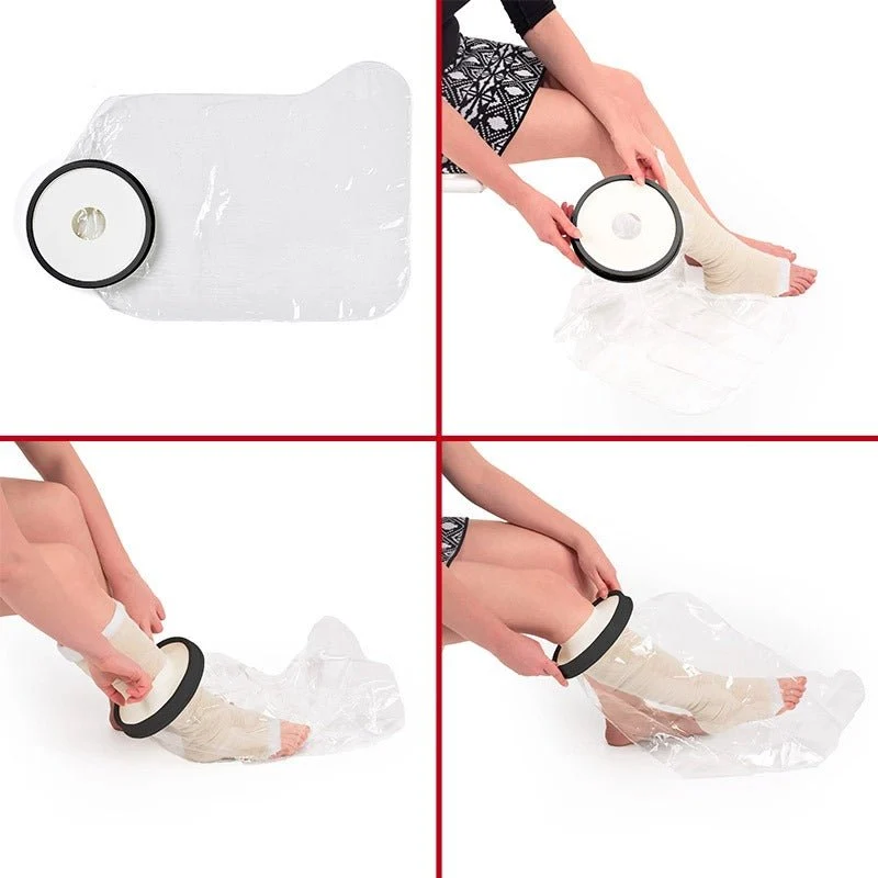 Badeüberzug für Verband/Gips - Unterschenkel