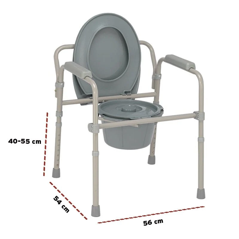 Toilettenstuhl - Zusammenklappbar
