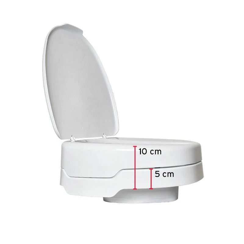 Ezy-Fit Toilett-Erhöher mit Deckel, 5-10 cm