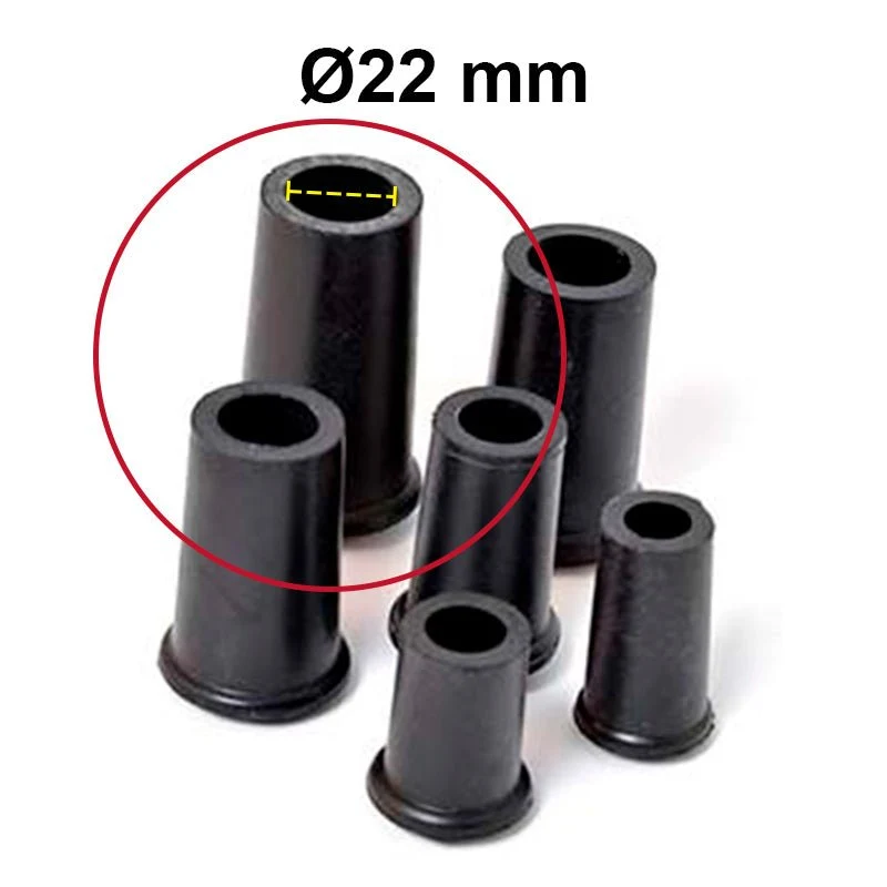 Dupsko Ø22 mm – Schwarz