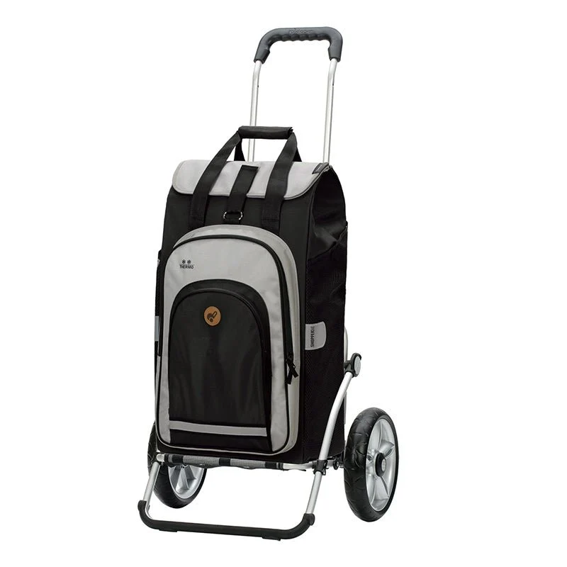 Royal Einkaufstrolley mit Kühlfach - Schwarz